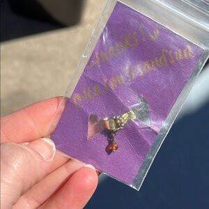 Pandora “topaz” colored November birthstone-like (artificial) charm